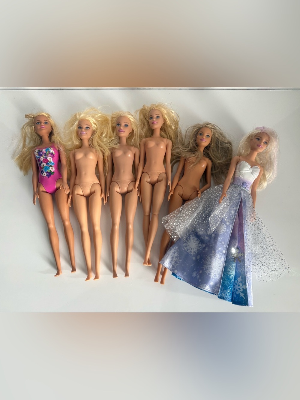 Lot Of 6 Barbie Dolls From 2013